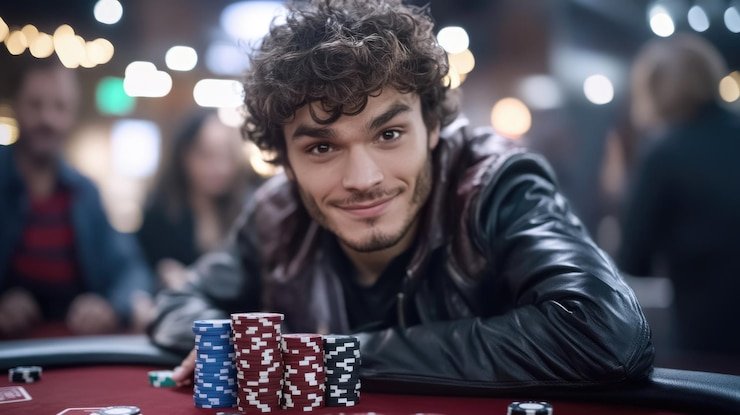 Meja Blackjack dengan dealer profesional